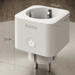 Hama Matter Smart WiFi Plug - 3680W Remote Control Outlet, White