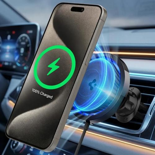 Spigen OneTap Pro 3 Cryomax MagSafe Fast Wireless Charging Car Mount & Air Vent Clip ITS12WC