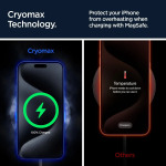 Spigen OneTap Pro 3 Cryomax MagSafe Fast Wireless Charging Car Mount & Air Vent Clip ITS12WC