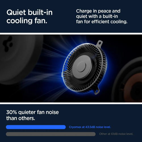 Spigen OneTap Pro 3 Cryomax MagSafe Fast Wireless Charging Car Mount & Air Vent Clip ITS12WC