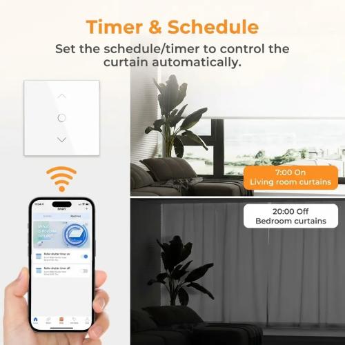Refoss WiFi Smart Roller Shutter & Curtain Switch with Apple HomeKit