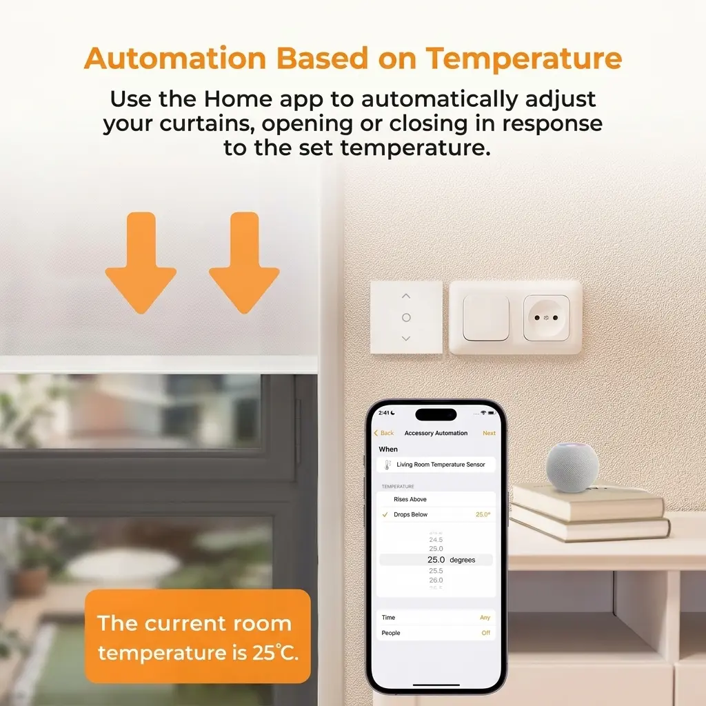 Refoss WiFi Smart Roller Shutter & Curtain Switch with Apple HomeKit 4