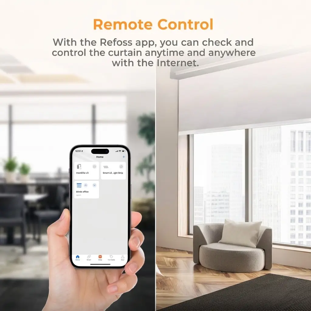 Refoss WiFi Smart Roller Shutter & Curtain Switch with Apple HomeKit 8