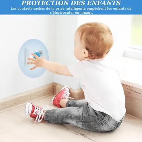 SURFOU Type E Smart WiFi Plug, 16A Programmable Socket with Remote Control & Energy Monitoring