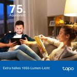 Tapo TP-Link L535E Matter Certified Smart Wi-Fi LED Bulb, Multicolor, E27, Dimmable, 1055 Lumens
