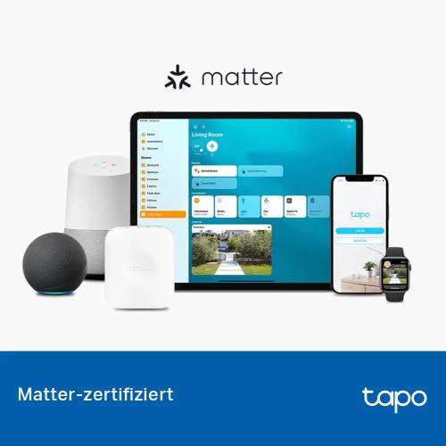 Tapo TP-Link L535E Matter Certified Smart Wi-Fi LED Bulb, Multicolor, E27, Dimmable, 1055 Lumens