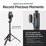 Spigen S560W 1.6m Extra Long Bluetooth Selfie Stick & Tripod Stand - Black