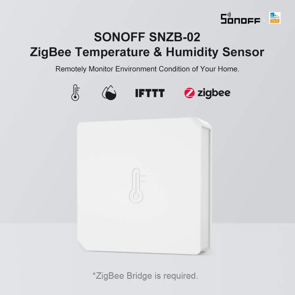 SONOFF SNZB-02P Zigbee 3.0 Temperature and Humidity Sensor 2