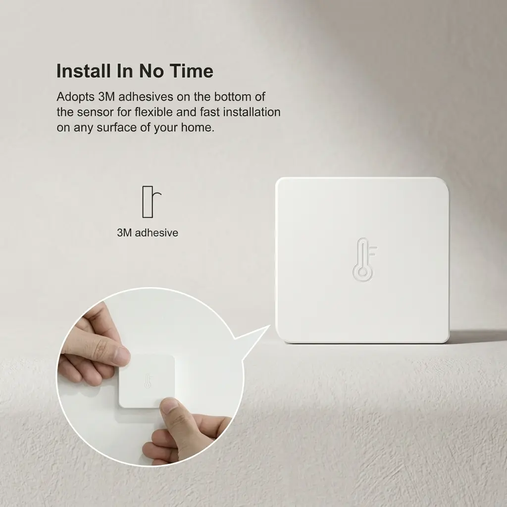 SONOFF SNZB-02P Zigbee 3.0 Temperature and Humidity Sensor 3
