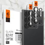 Spigen Glas.tR EZ Fit Camera Lens Protector for Samsung Galaxy S24 Ultra - Titanium Black (2 Pack)