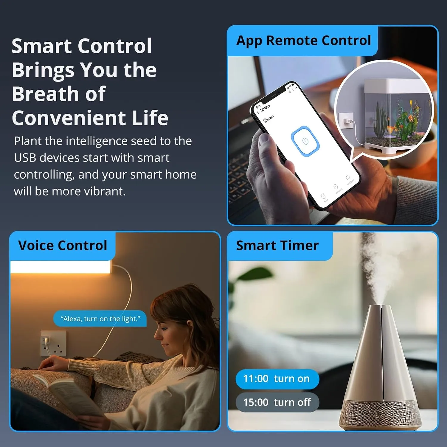 SONOFF ZBMicro ZigBee 3.0 36W Smart USB Adapter & Network Extender 5