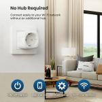 UPXNBOR 16A WiFi Smart Plug with Energy Monitoring - 2 Pack