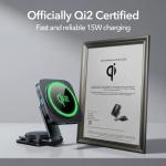 ESR Qi2 Certified 15W MagSafe Dashboard Car Charger Mount for iPhone 16/15/14/13/12