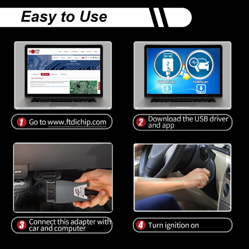 VGATE vLinker FS USB FORScan OBD2 Adapter with HS/MS-CAN Auto Switch