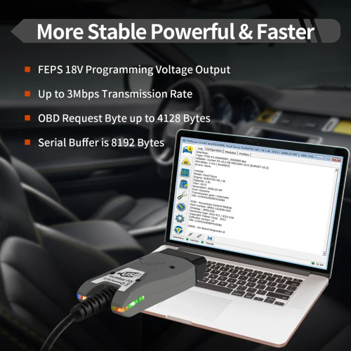 VGATE vLinker FS USB FORScan OBD2 Adapter with HS/MS-CAN Auto Switch