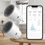 SONOFF S60TPF WiFi Smart Plug with Energy Monitoring - 16A 4000W (Pack of 2)