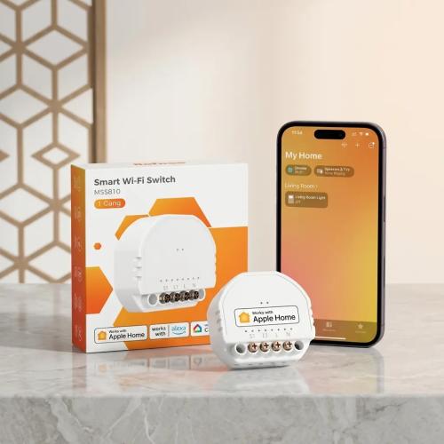 Refoss Smart WiFi 1-Way Light Wall Switch Compatible with Apple HomeKit, Alexa, and Google Home