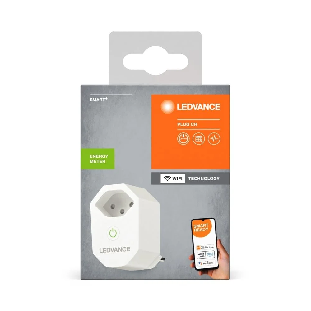 LEDVANCE Smart Wi-Fi Socket with Energy Monitoring - Swiss Type J Plug 2