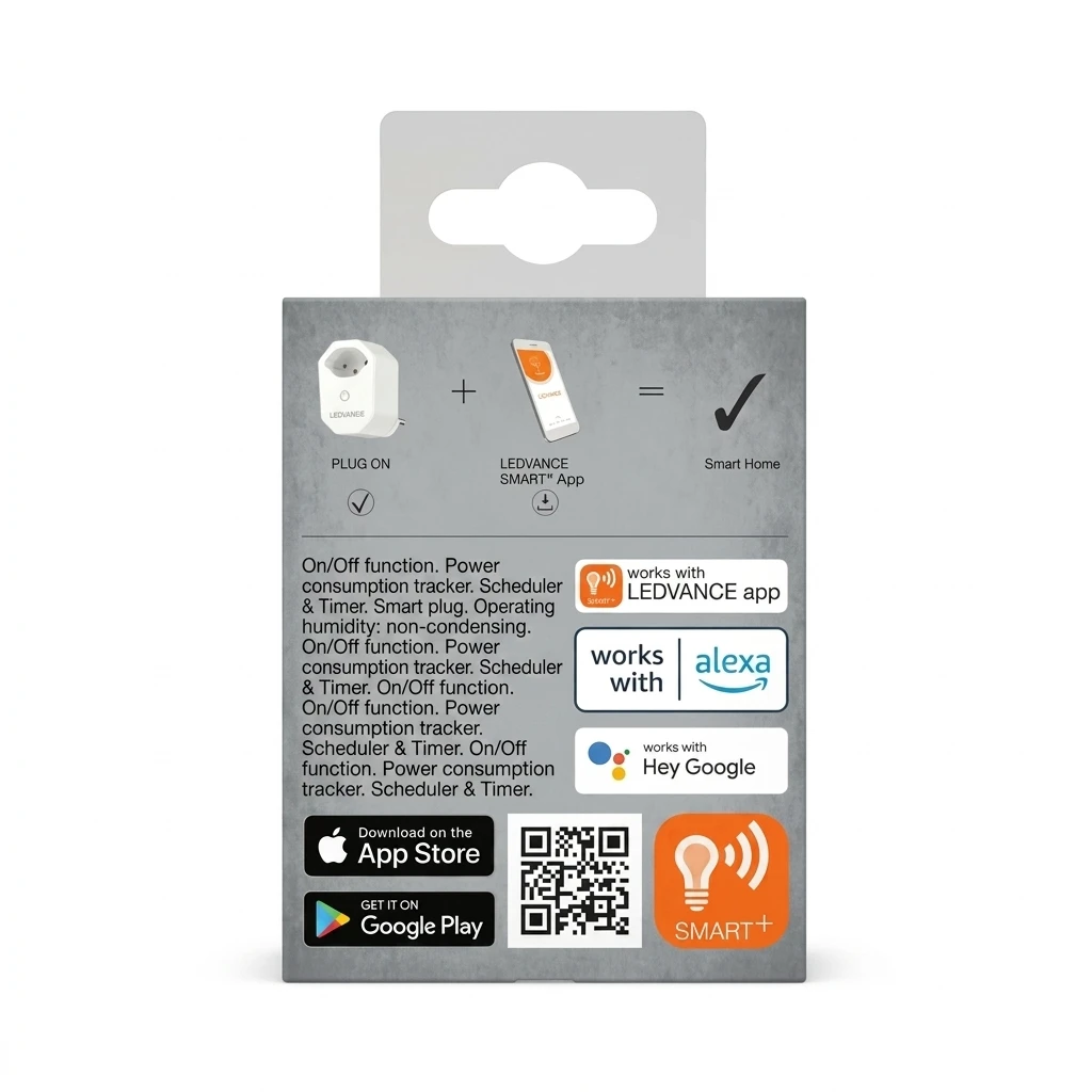LEDVANCE Smart Wi-Fi Socket with Energy Monitoring - Swiss Type J Plug 3