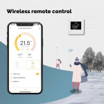 MOES Smart WiFi Thermostat for Water/Gas Boiler Heating - Touch Panel, Hub-Free