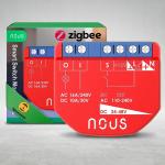 NOUS B1Z ZigBee 3.0 Smart Switch Module, 1-Channel Dry Contact Relay with Power Monitoring