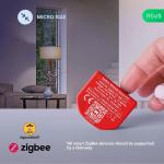 NOUS B1Z ZigBee 3.0 Smart Switch Module, 1-Channel Dry Contact Relay with Power Monitoring