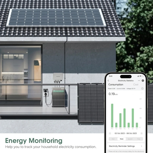 EIGHTREE IP64 Waterproof Outdoor Smart WiFi Socket with Power Monitoring - 16A
