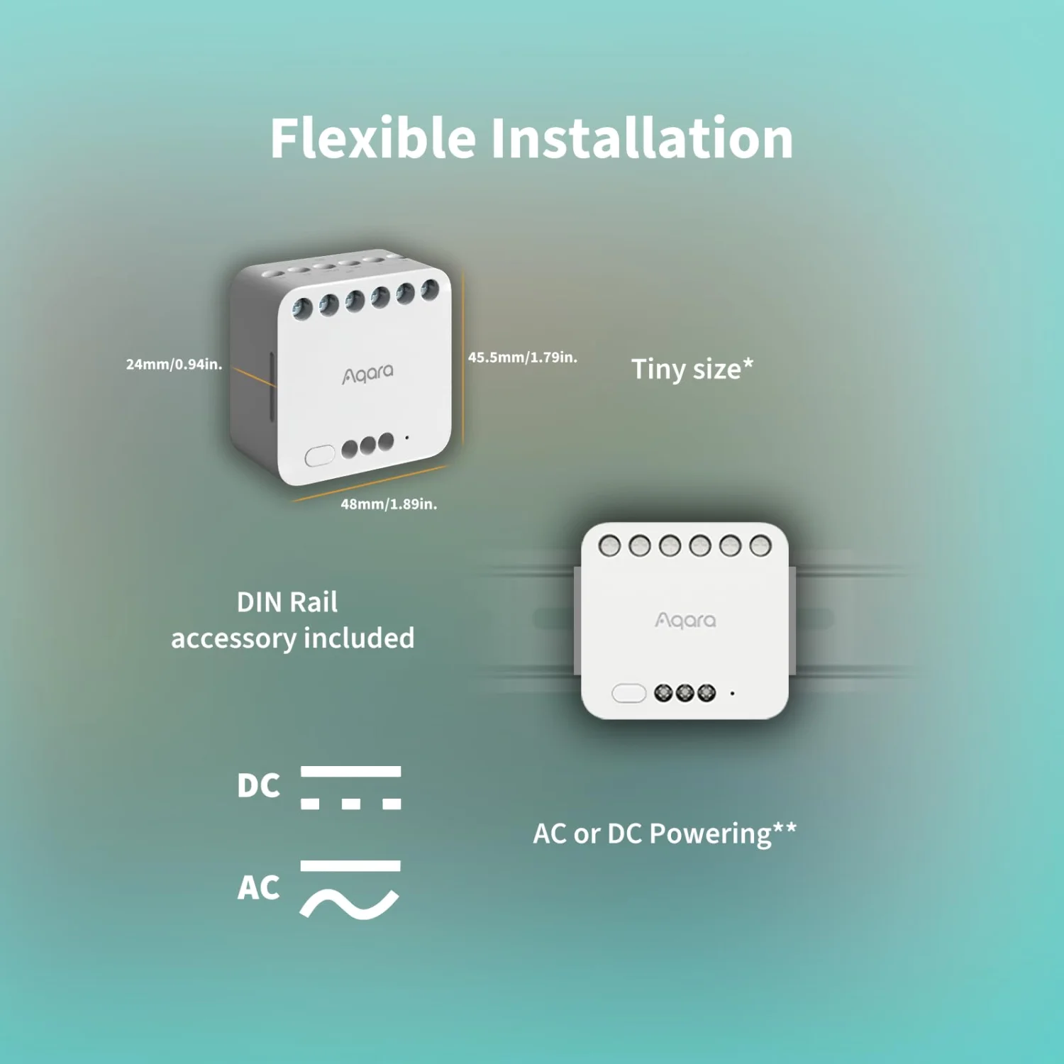 Aqara Dual Relay Module T2 - Matter & Zigbee 3.0 Smart Switch for Boilers, Garage Doors & Lights 3