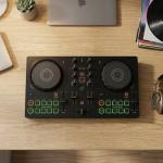 AlphaTheta DDJ-FLX2 Compact 2-Channel Smart DJ Controller with USB-C and Bluetooth