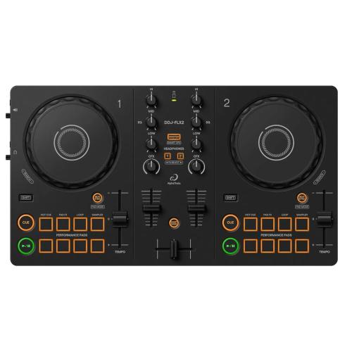 AlphaTheta DDJ-FLX2 Compact 2-Channel Smart DJ Controller with USB-C and Bluetooth