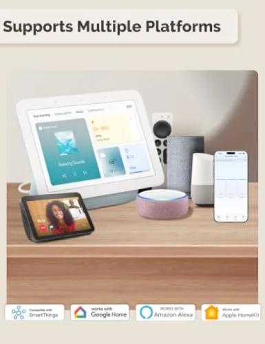 MOES Matter Smart WiFi Wall Switch, 1 Gang, Neutral Wire Required