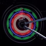 32 LED Spoke Lights - 30 Color Flashing Patterns Automatically Change, Easy Mount Bicycle Lights On Wheel Spokes
