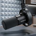 MAONO PD300X Dynamic XLR/USB Podcast Microphone with Noise Reduction and DSP