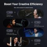 MAONO PD300X Dynamic XLR/USB Podcast Microphone with Noise Reduction and DSP