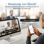 SURFOU 16A WiFi Smart Plug with Energy Monitoring - Alexa & Google Home Compatible