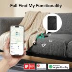 ESR Geo MagSafe Wallet with Apple Find My & Stand - 5 Card Holder, RFID Blocking, Black