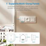 Meross Matte Matter Wi-Fi Smart Roller Shutter Switch for Apple HomeKit, Alexa & Google Home