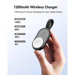 Veger POMME 1200mAh Ultra-Compact Wireless Portable Charger & Power Bank for Apple Watch
