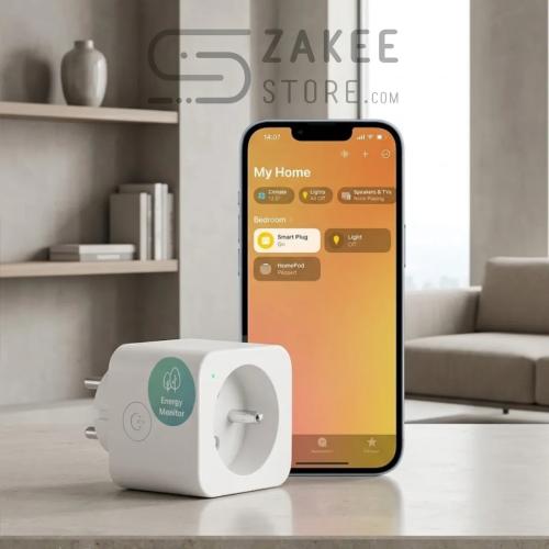 Meross Smart Wi-Fi Plug (Type E) - 16A with Energy Monitoring, Apple HomeKit, Alexa & Google Home Compatible - 4 Pack