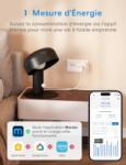 Meross Smart Wi-Fi Plug (Type E) - 16A with Energy Monitoring, Apple HomeKit, Alexa & Google Home Compatible - 4 Pack