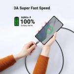 UGREEN USB-C to USB-C 60W Fast Charging Braided Data Cable - 0.5 Meter 50149
