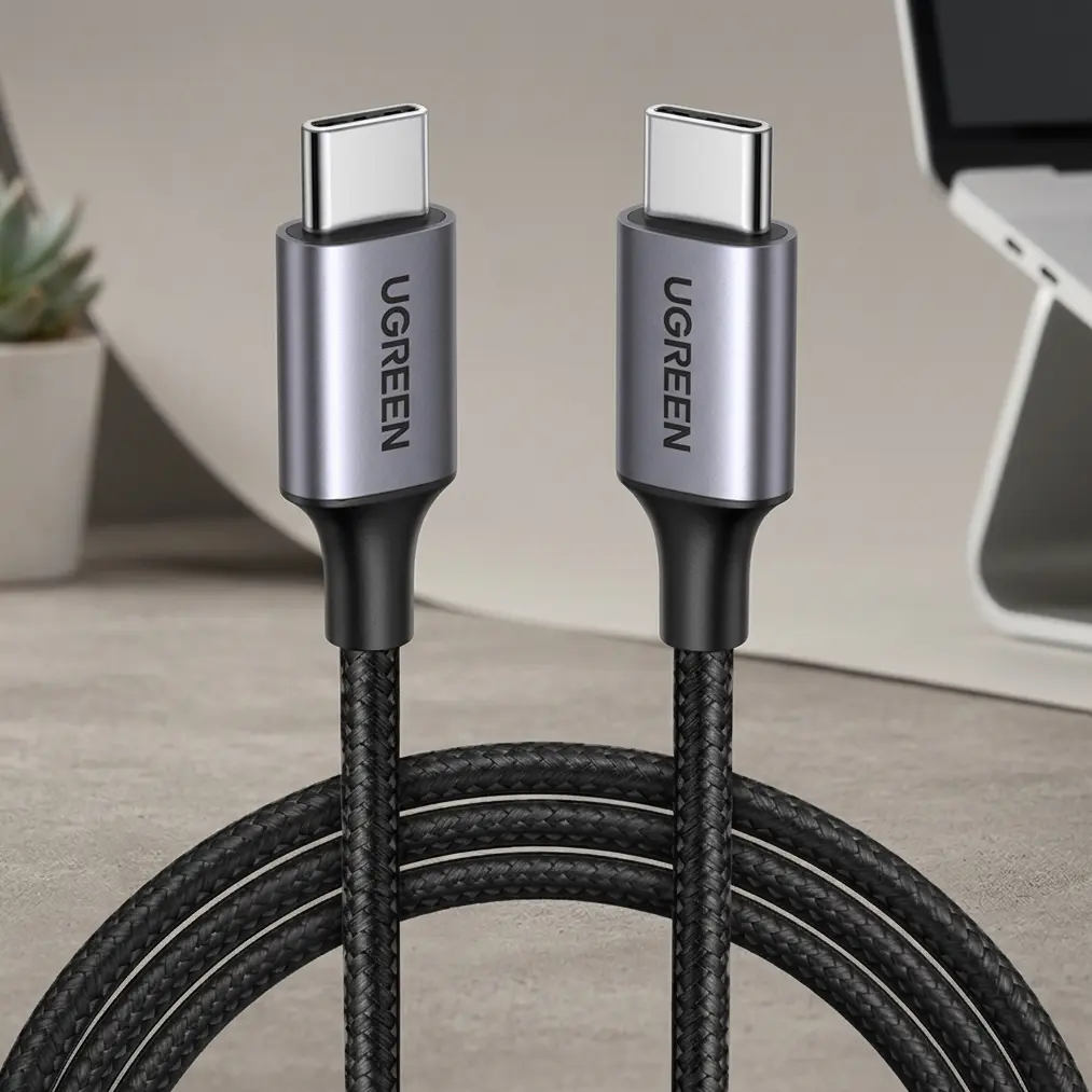 UGREEN USB-C to USB-C 60W Fast Charging Braided Data Cable - 0.5 Meter 50149