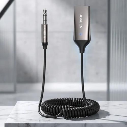 UGREEN Bluetooth 5.3 Audio Receiver for Car - 3.5mm Aux Adapter 70601