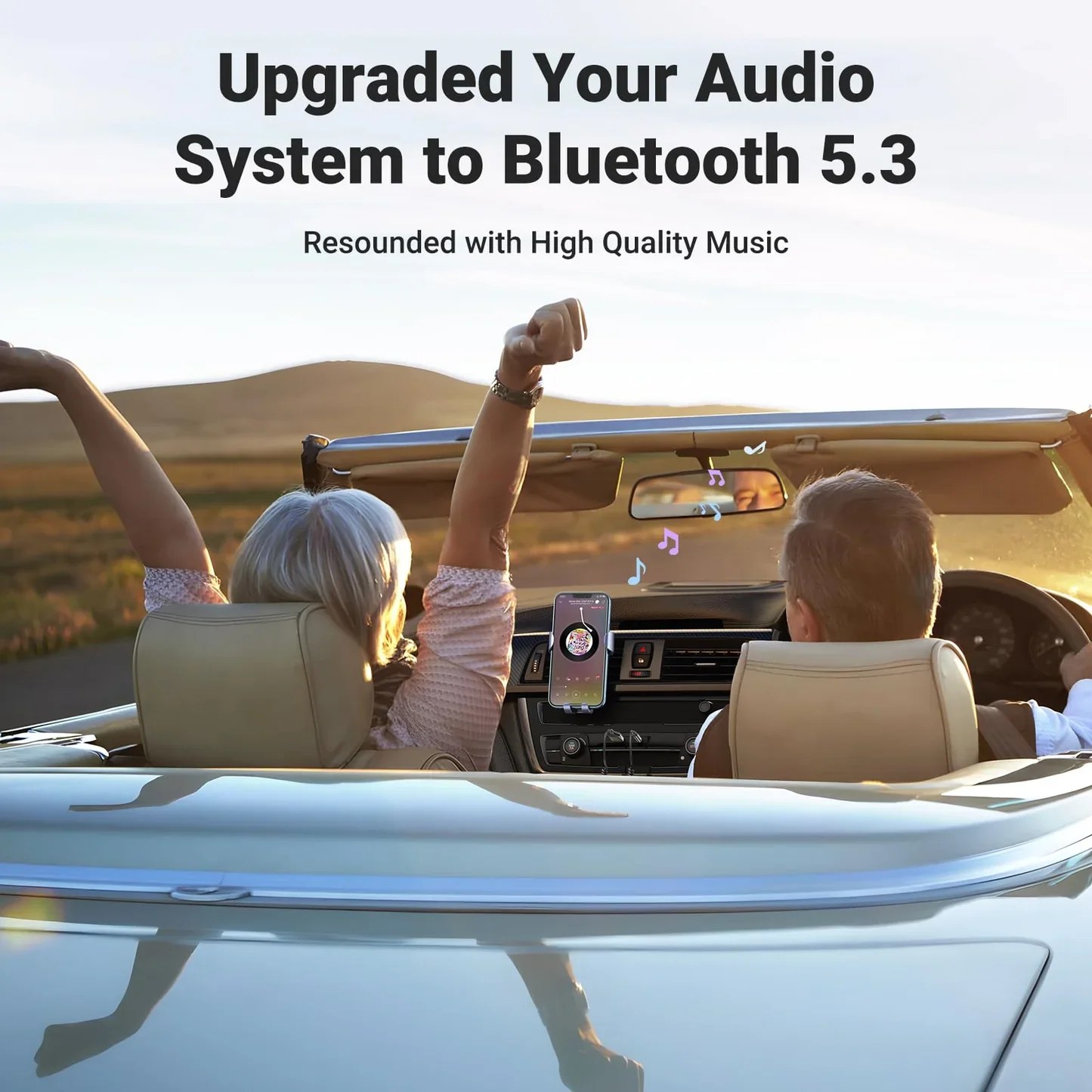 UGREEN Bluetooth 5.3 Audio Receiver for Car - 3.5mm Aux Adapter 70601 3