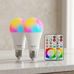 Jayool Smart LED Light Bulb Multicolor 2-Pack