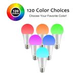 Jayool Smart LED Light Bulb Multicolor 2-Pack